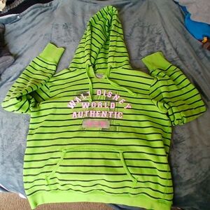 Disneyland Resorts Green Striped Hoodie- Size XL